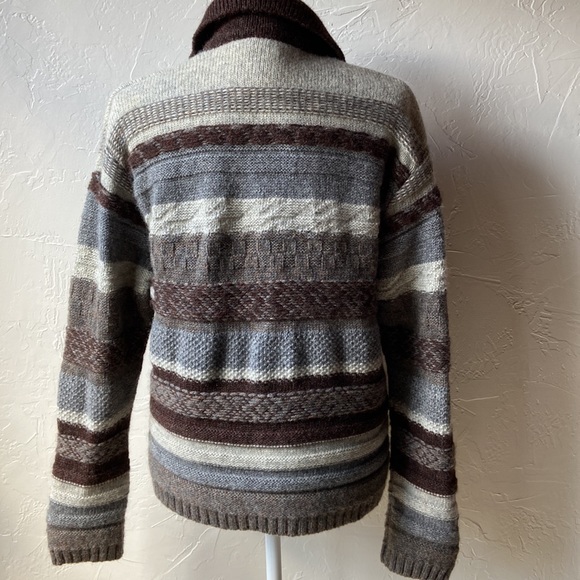 Vintage 100% Shetland Wool
Collared button up Sweater L - Picture 6 of 10